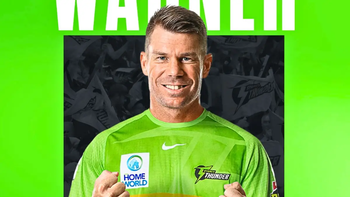 David Warner signs deal with Sydney Thunder to play for 2 years BBL Season