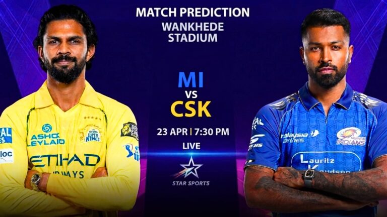 IPL 2026, Match 33: MI vs CSK Match Prediction – A Classic Rivalry Set for Another Thriller