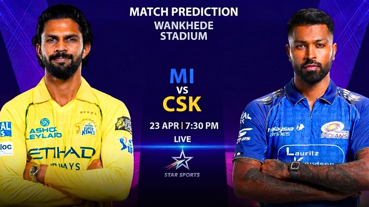 IPL 2026, Match 33: MI vs CSK Match Prediction – A Classic Rivalry Set for Another Thriller